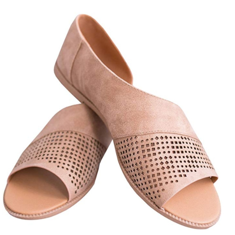 NWOT Slip-on loafer flat shoes sandals Sz 8